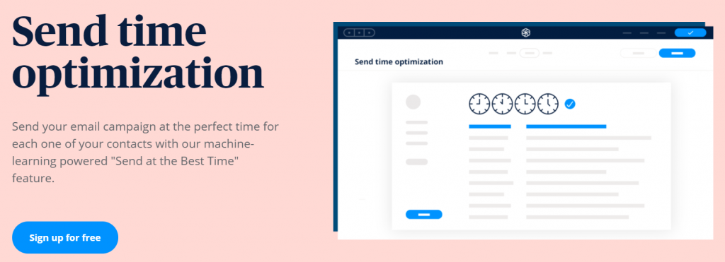 send time optimization sendinblue