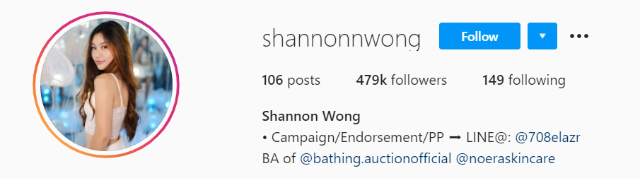 influencer shannon wong