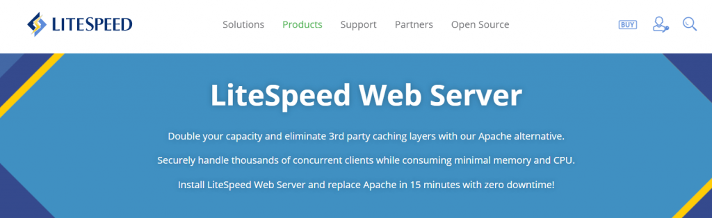 banner litespeed web server